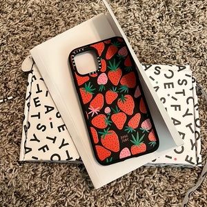 casetify strawberry 11 pro iphone case